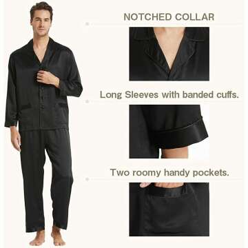 Luxury Men's Silk Pajamas Set - 22 Momme Sleepwear