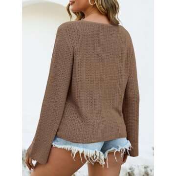 Saodimallsu Women's Summer Crochet Cardigan for Beach