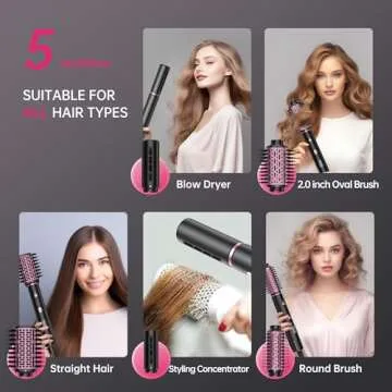Versatile SKIMI Blow Dryer Brush for Fast Hair Styling