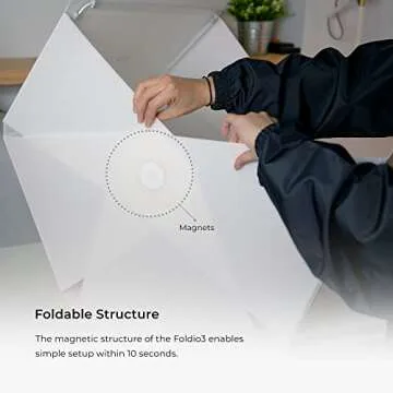 Foldio3 Lightbox - Portable 25" Studio for Product Photography