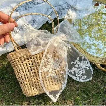 Large Black Lace Hair Bow Clips for Women Cottagecore Hair Accessories Cute Tulle Bow Barrettes Women Ribbon Bows for Baby Girls Hair Bridal Black