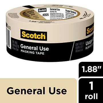 Scotch 2025 General Use Masking Tape – Superior Quality for Painting Projects