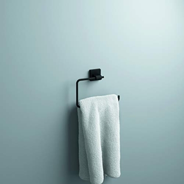 Maxted Towel Ring by Franklin Brass - Modern Matte Black Design