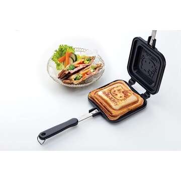 Adorable Skater Hello Kitty Sandwich Maker - Fun & Functional Baking