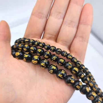 Oameusa 6mm Natural White Agate Beads for Jewelry Making