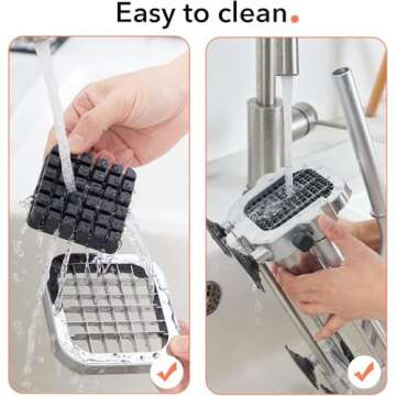 Befano French Fry Cutter, Stainless Steel Potato Cutter with 1/2 Inch and 3/8 Inch Blades, Commercial French Fries Slicer for Whole Potatoes, Carrots, Cucumbers