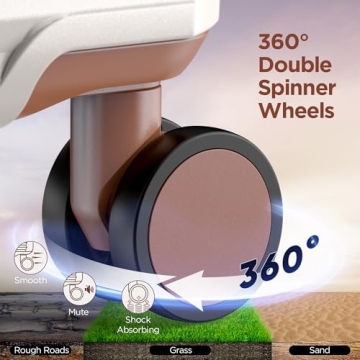 SHOWKOO 5-Piece Stylish Luggage Set for Easy Travel