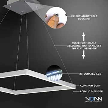 Buy VONN Atria 20" LED Chandelier - Adjustable Suspension Design