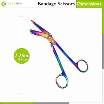 Artzone Lister Bandage Scissors - Stylish and Safe Cutting Tool