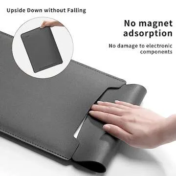 TAIKESEN 15.6 Inch Laptop Sleeve Case Computer Bag for 15.6" Acer Aspire/Predator, Inspiron, ASUS Dell Notebook, HP Pavilion, IdeaPad 330, ThinkPad E590, Chromebook, PU Bag with Small Case, Grey