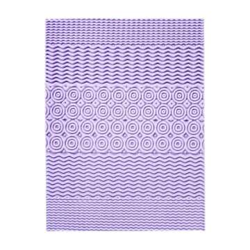 Best Price Mattress Twin Mattress Topper - 3 Inch 5-Zone Memory Foam Bed Topper with Lavender Infused Cooling Mattress Pad, Twin Size