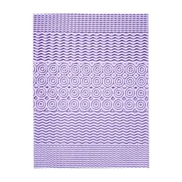 Best Price Mattress Twin Mattress Topper - 3 Inch 5-Zone Memory Foam Bed Topper with Lavender Infused Cooling Mattress Pad, Twin Size