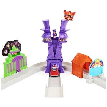 PAW Patrol, True Metal Total City Rescue Movie Track Set with Exclusive Marshall Vehicle, 1:55 Scale, Kids Toys for Ages 3 and up