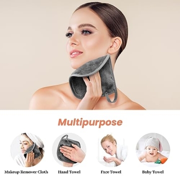 HealAge 15 Pack Microfiber Makeup Remover Cloths