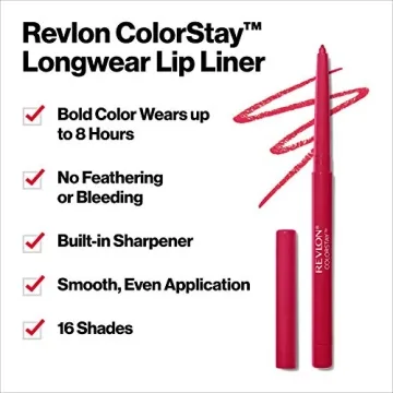 Revlon ColorStay Lip Liner with Built-in Sharpener 660 Mauve