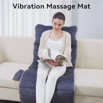 Snailax Full Body Massage Mat with Heat and Memory Foam