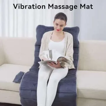 Snailax Full Body Massage Mat with Heat and Memory Foam