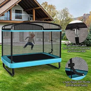 Giantex Kids Trampoline with Swing for Safe Fun