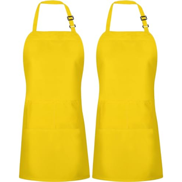 Utopia Kitchen Bib Aprons for Cooking and Crafting
