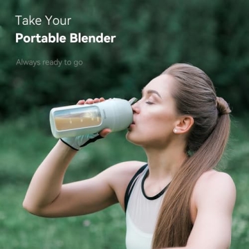 GREECHO One-Handed Portable Blender for Smoothies
