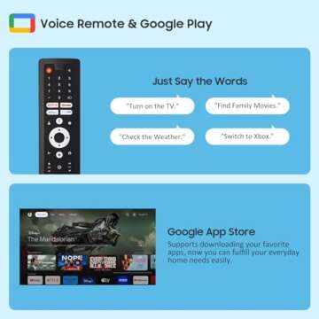 SYLVOX Smart RV TV, 24'' 12 Volt TV for RVs, 1080P FHD Compatibility with Google TV & Google Assitant, Bulit in App Store, Screencast, Small Smart Television for RVs, Campers, Boats and More