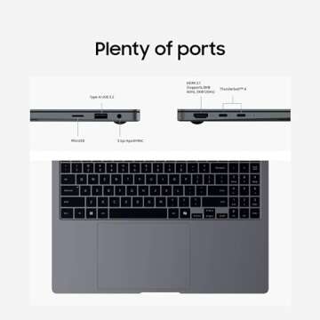 SAMSUNG 14' Galaxy Book4 Pro Laptop PC Computer, Intel Core 5 Ultra Processor 512GB, 3K AMOLED (2880 x 1800) Touchscreen, Advanced Security, 2024 Model, NP940XGK-KG2US, Moonstone Gray