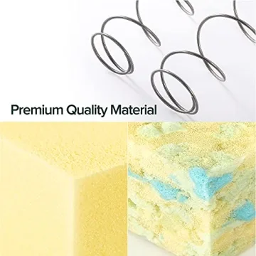ZINUS 8 Inch Foam and Spring Mattress for Comfort