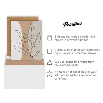 Printsmo 11x14 Botanical Leaf Art Print for Home Decor