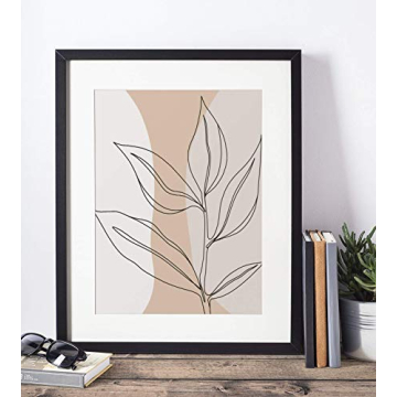 Printsmo 11x14 Botanical Leaf Art Print for Home Decor