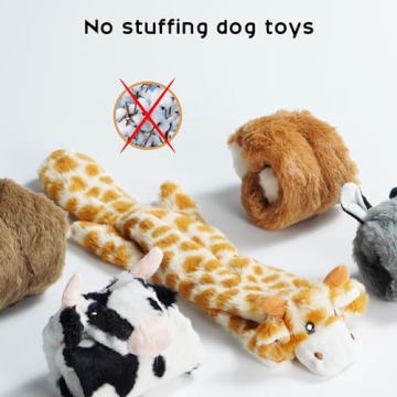 Nocciola Squeaky Toy Set for Small and Large Dogs