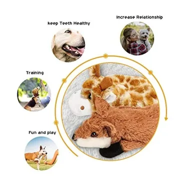 Nocciola Squeaky Toy Set for Small and Large Dogs