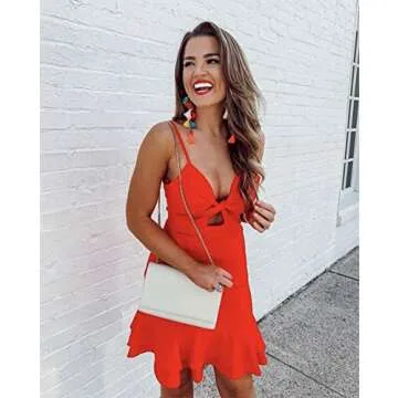 Long Tassel Earrings Statement Bohemian Pom Ball Handmade Drop Dangle Earrings for Women