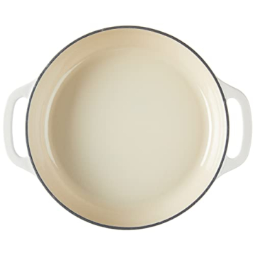 Lodge 3.6 Quart Enameled Cast Iron Casserole with Lid