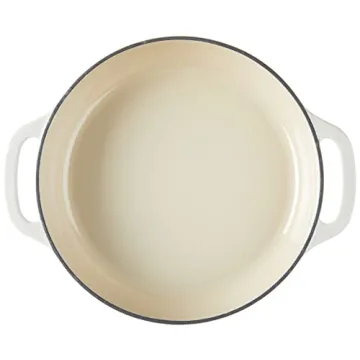 Lodge 3.6 Quart Enameled Cast Iron Casserole with Lid