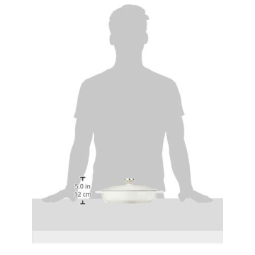 Lodge 3.6 Quart Enameled Cast Iron Casserole with Lid