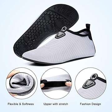 Unisex Water Shoes Quick-Drying Aqua Shoes Summer Outdoor Swimming Slipper On Surf Beach Water Shoes...