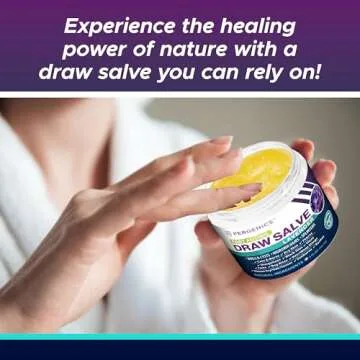 Pergenics Drawing Salve Ointment with Natural Lavender Herbal Extract for ingrown Hair, Boil & Cyst, Splinter Remover, Bug and Spider Bites, bee Sting, Mosquito bite Itch, Poison Ivy, 2 oz (1 Pack)