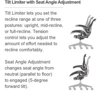 Herman Miller Aeron Ergonomic Chair Size B Graphite