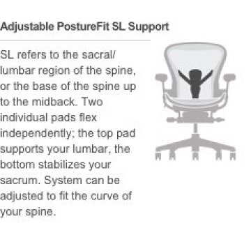 Herman Miller Aeron Ergonomic Chair Size B Graphite