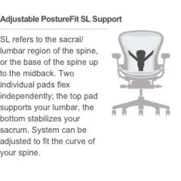 Herman Miller Aeron Ergonomic Chair Size B Graphite