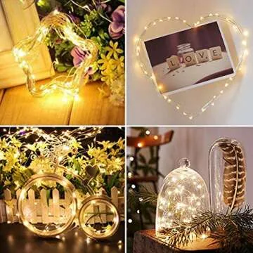 Decute 99FT 300LED Warm White Fairy Lights with Remote