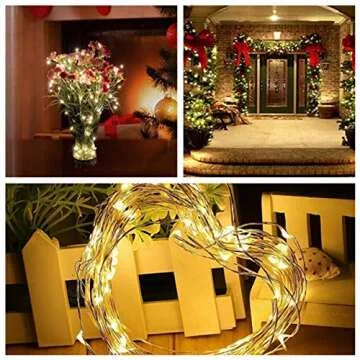 Decute 99FT 300LED Warm White Fairy Lights with Remote