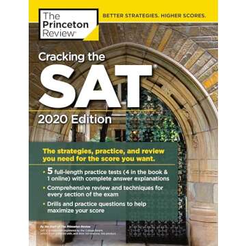 Cracking the SAT with 5 Practice Tests: Score High with Strategies & Insights