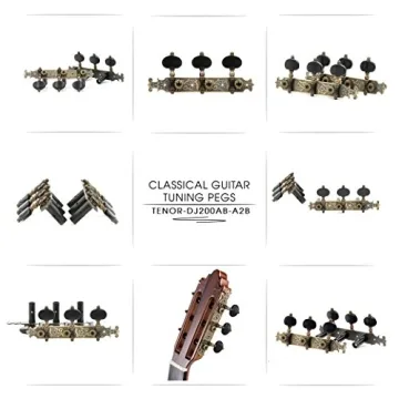 DJ200AB-A2B Tenor Guitar Tuners with Antique Brass Finish
