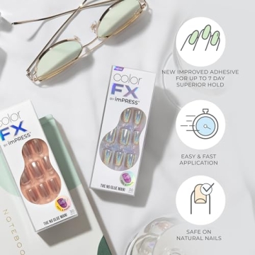 KISS imPRESS No Glue Press-On Nails - Color FX Dark Green