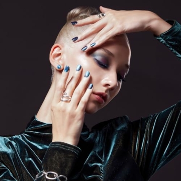 KISS imPRESS No Glue Press-On Nails - Color FX Dark Green