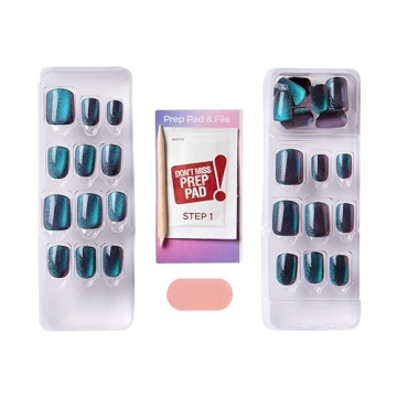 KISS imPRESS No Glue Press-On Nails - Color FX Dark Green