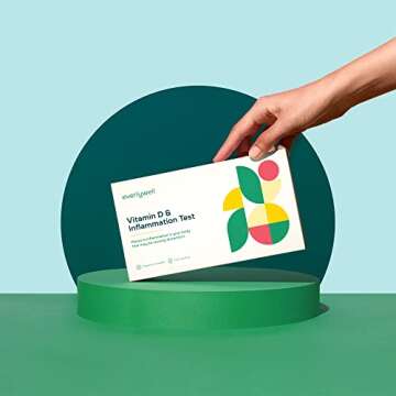 Everlywell Vitamin D + Inflammation Test - at-Home Collection Kit - Accurate Results from a CLIA-Certified Lab Within Days - Ages 18+