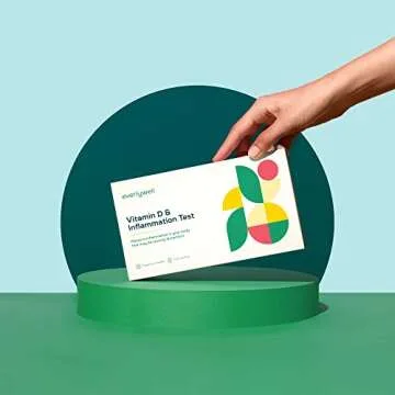 Everlywell Vitamin D + Inflammation Test - at-Home Collection Kit - Accurate Results from a CLIA-Certified Lab Within Days - Ages 18+