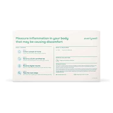 Everlywell Vitamin D + Inflammation Test - at-Home Collection Kit - Accurate Results from a CLIA-Certified Lab Within Days - Ages 18+